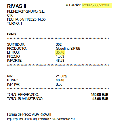 Ejemplo factura simplificada